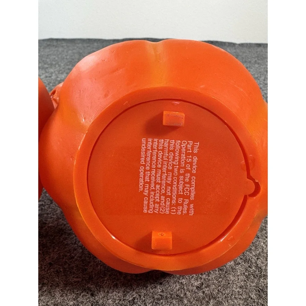 Vintage Light Up Gemmy Pumpkin set 